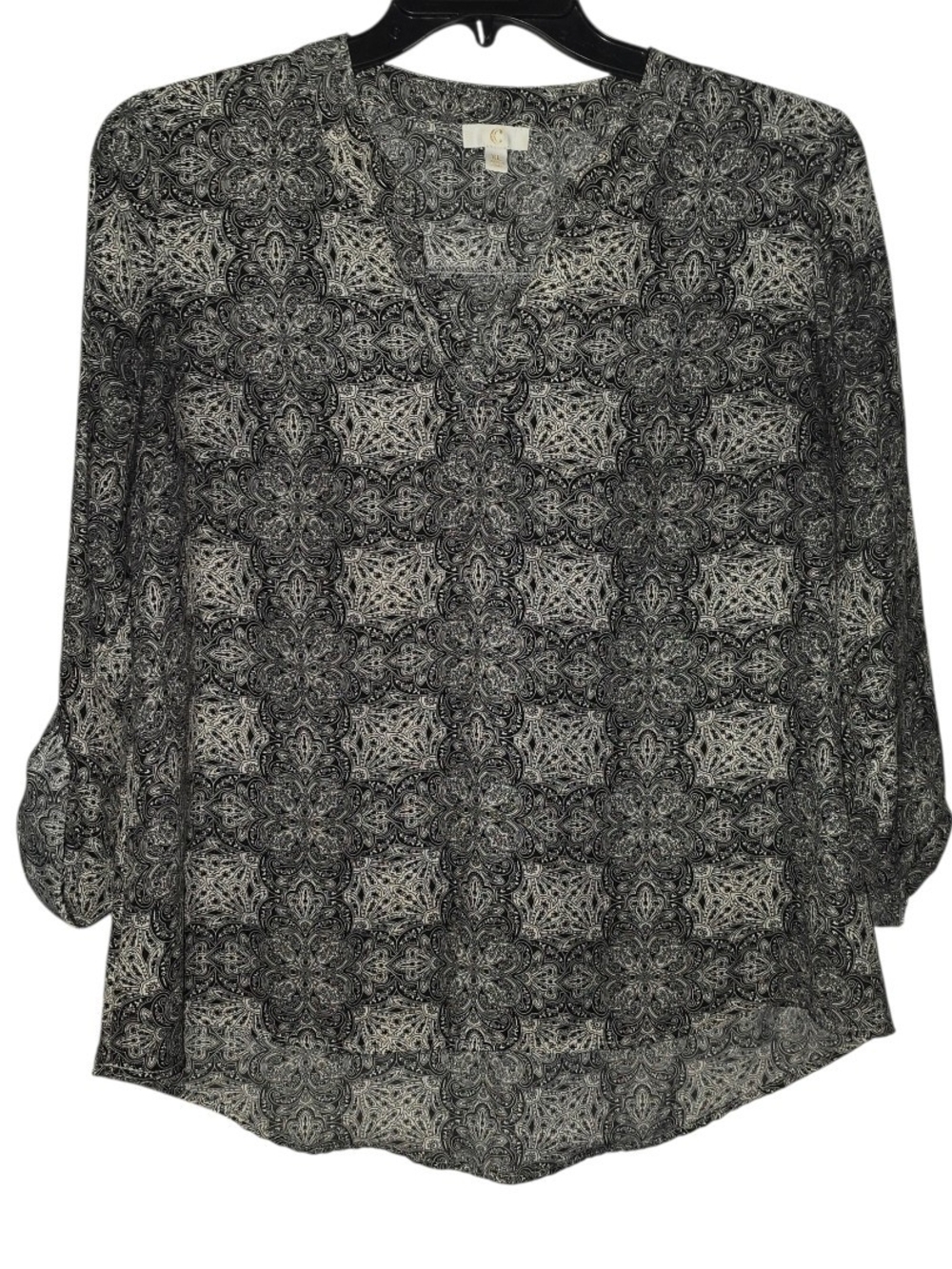 Charming Charlie 3/4 Sleeve Blouse Size XL